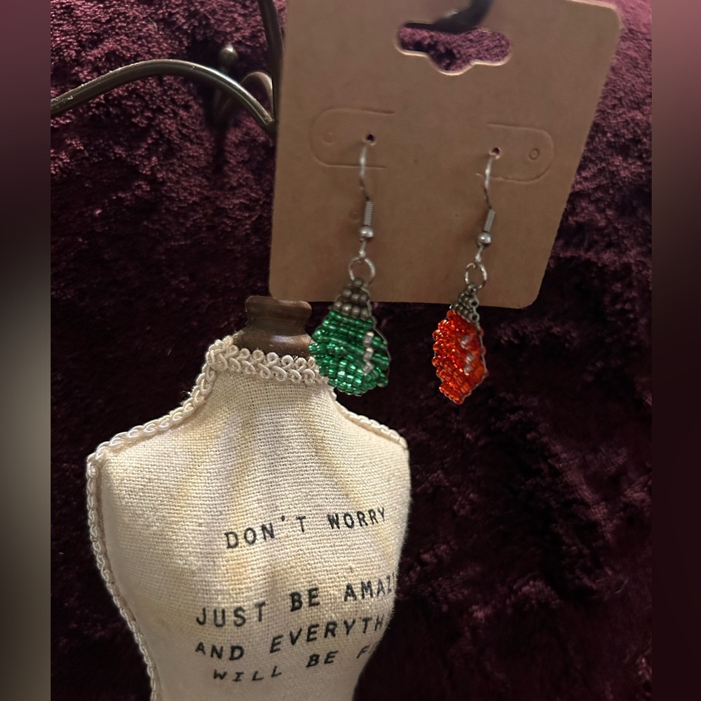 Handmade ornament earrings
